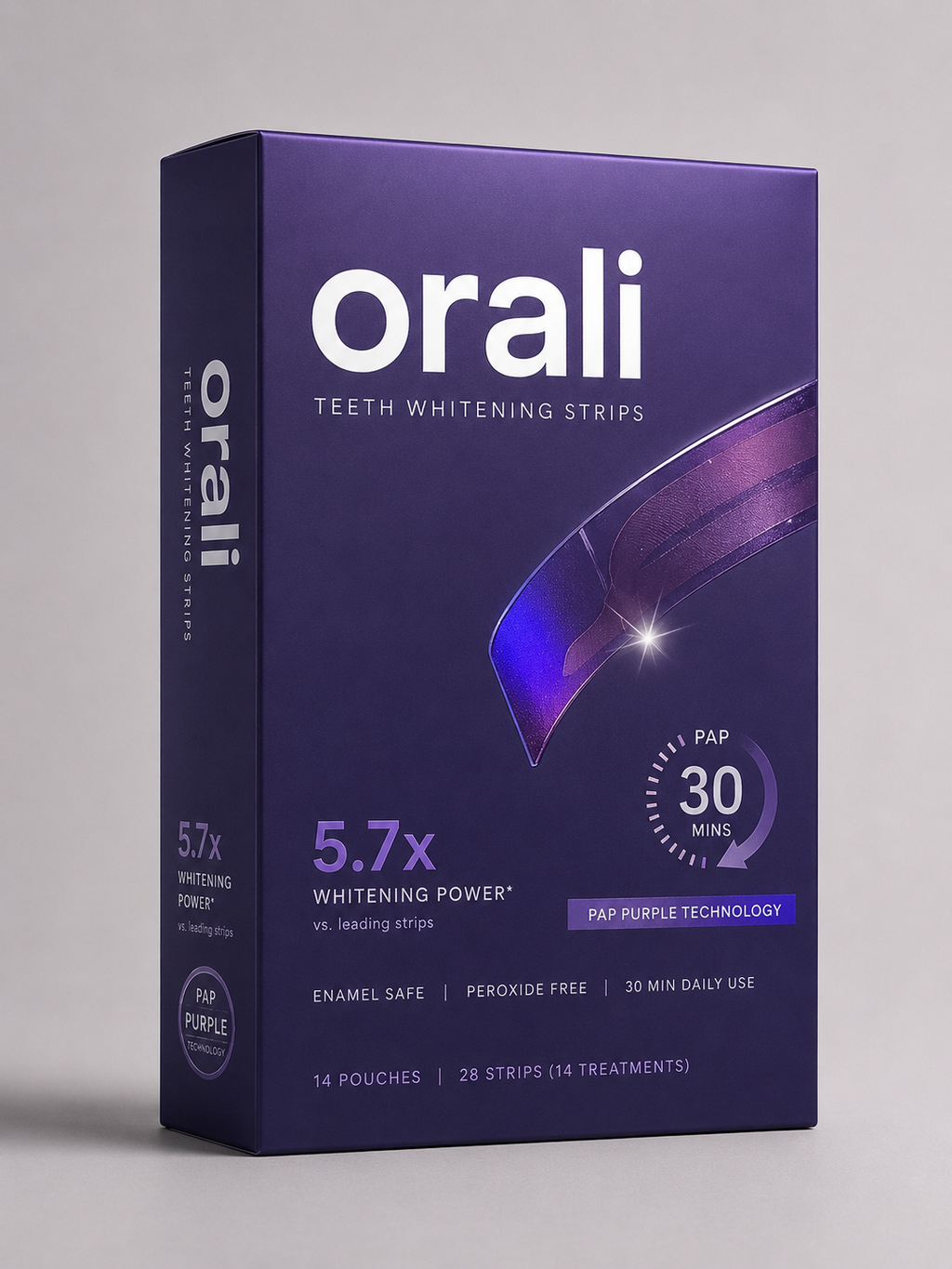 Orali Purple Teeth Whitening Strips (PAP)